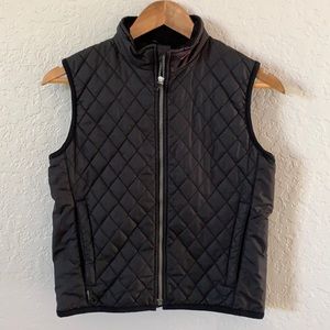Obermeyer Quilted Down Vest Black Sz M Juniors